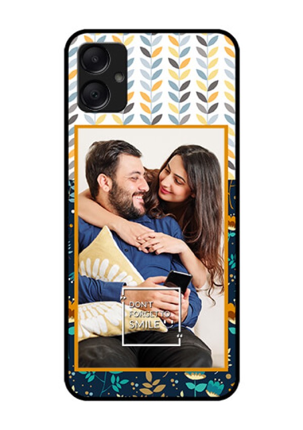 Galaxy A05 Custom Glass Phone Case - Pattern Design