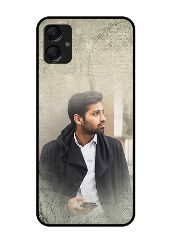 Galaxy A05 Custom Glass Phone Case - With Vintage Design