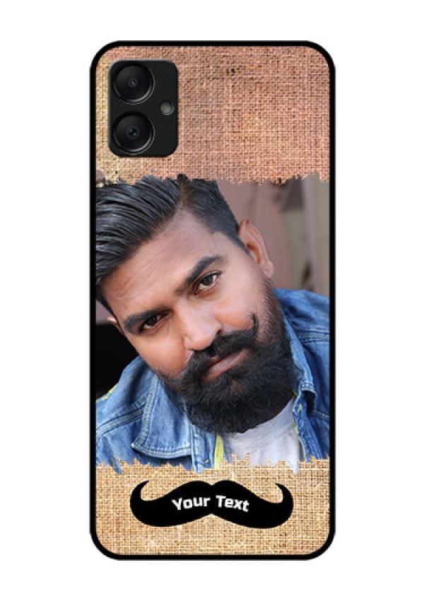Galaxy A05 Custom Glass Phone Case - With Texture Design