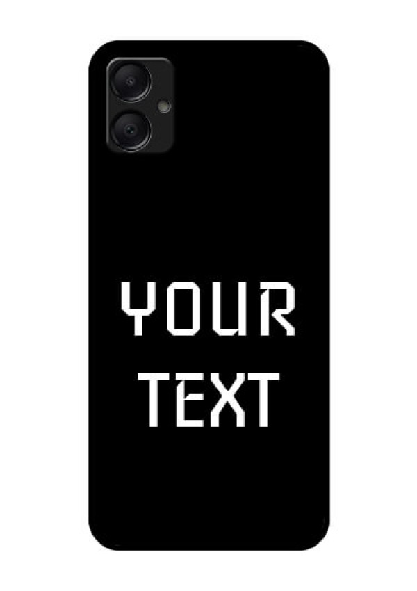 Galaxy A05 Custom Glass Phone Case - Your Name Design