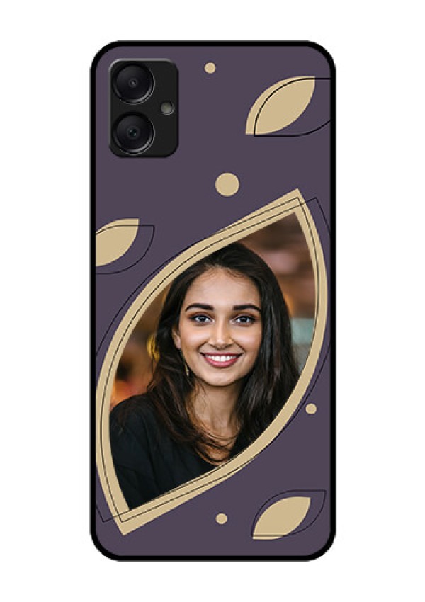 Galaxy A05 Custom Glass Phone Case - Falling Leaf Design