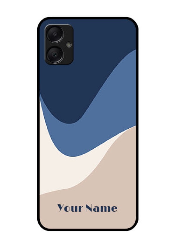 Galaxy A05 Custom Glass Phone Case - Abstract Drip Art Design