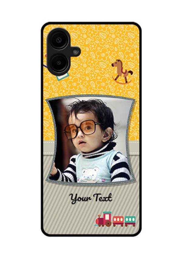 Samsung Galaxy A06 Custom Glass Phone CaseBaby Picture Upload Design