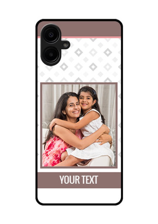 Samsung Galaxy A06 Custom Glass Phone CaseSimple Diamond Design