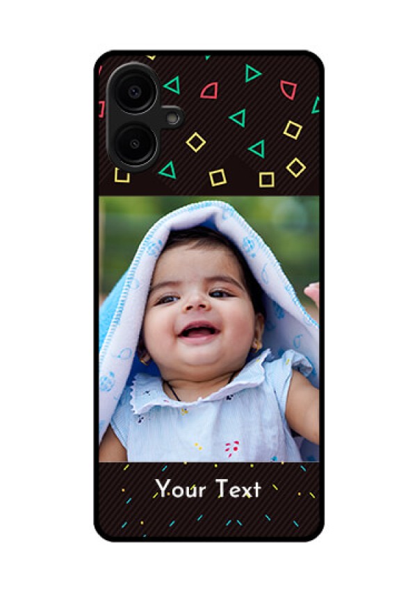 Samsung Galaxy A06 Custom Glass Phone CaseWith Confetti Birthday Design