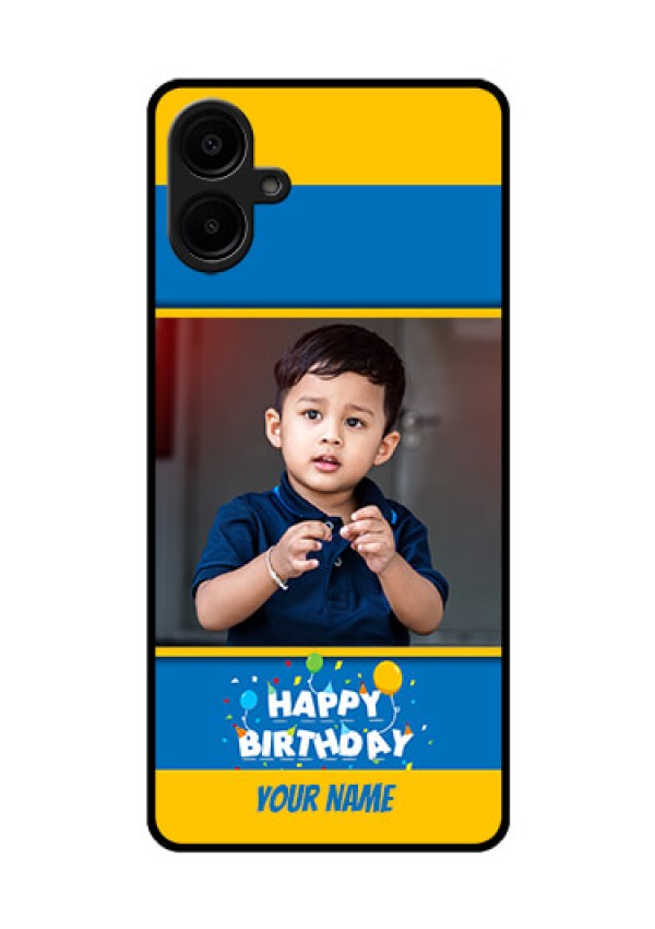 Samsung Galaxy A06 Custom Glass Phone CaseBirthday Wishes Design