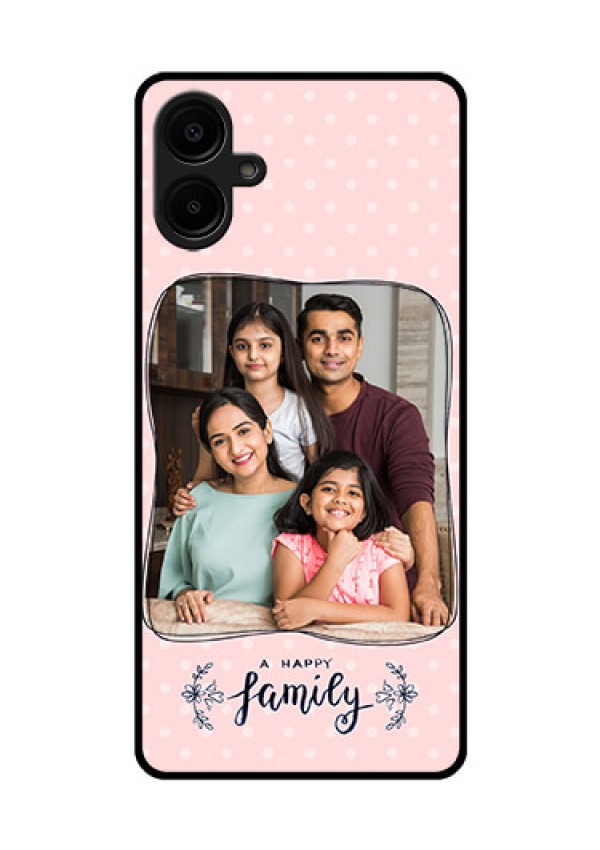 Samsung Galaxy A06 Custom Glass Phone CaseFamily With Dots Design