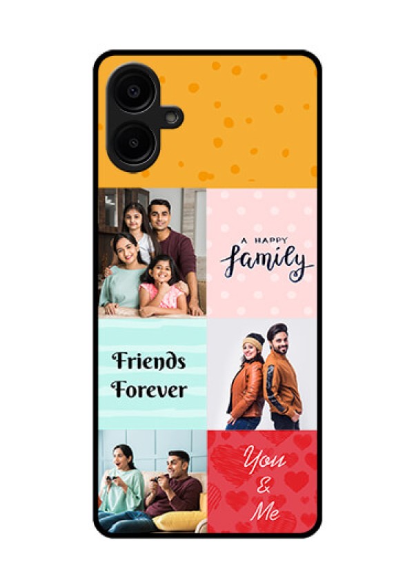 Samsung Galaxy A06 Custom Glass Phone CaseImages With Quotes Design