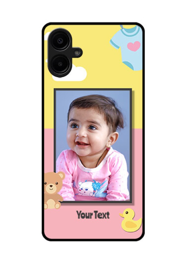 Samsung Galaxy A06 Custom Glass Phone CaseKids 2 Color Design