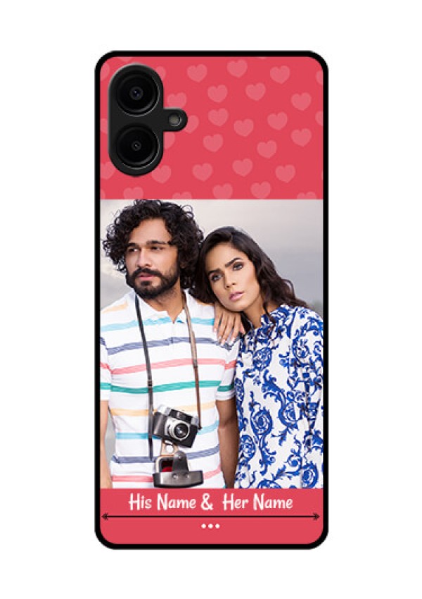 Samsung Galaxy A06 Custom Glass Phone CaseSimple Love Design