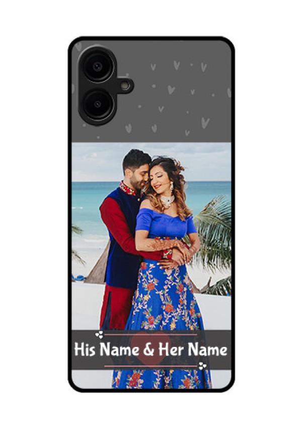 Samsung Galaxy A06 Custom Glass Phone CaseBuy Love Design With Photo Online