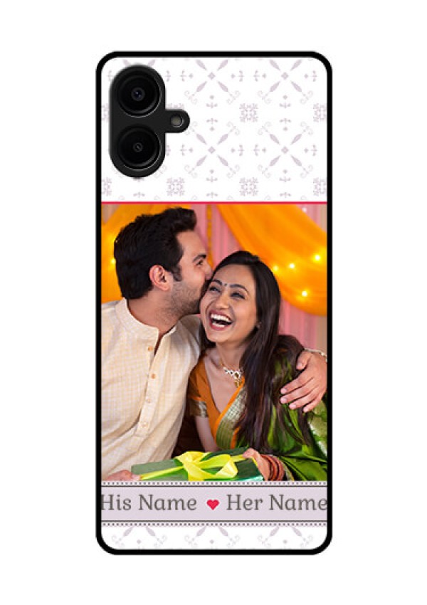 Samsung Galaxy A06 Custom Glass Phone CaseWith Photo And Ethnic Design