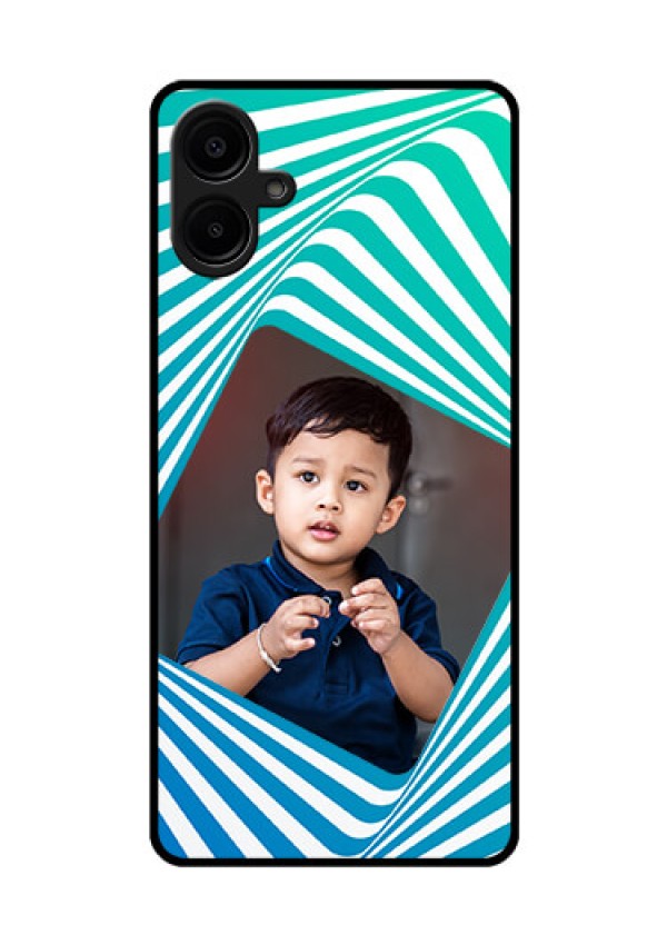 Samsung Galaxy A06 Custom Glass Phone CaseAbstract Spiral Design