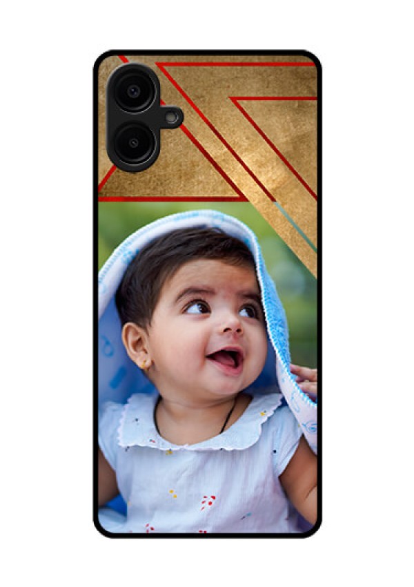 Samsung Galaxy A06 Custom Glass Phone CaseGradient Abstract Texture Design