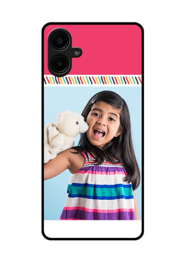Samsung Galaxy A06 Custom Glass Phone CaseLine Art Design