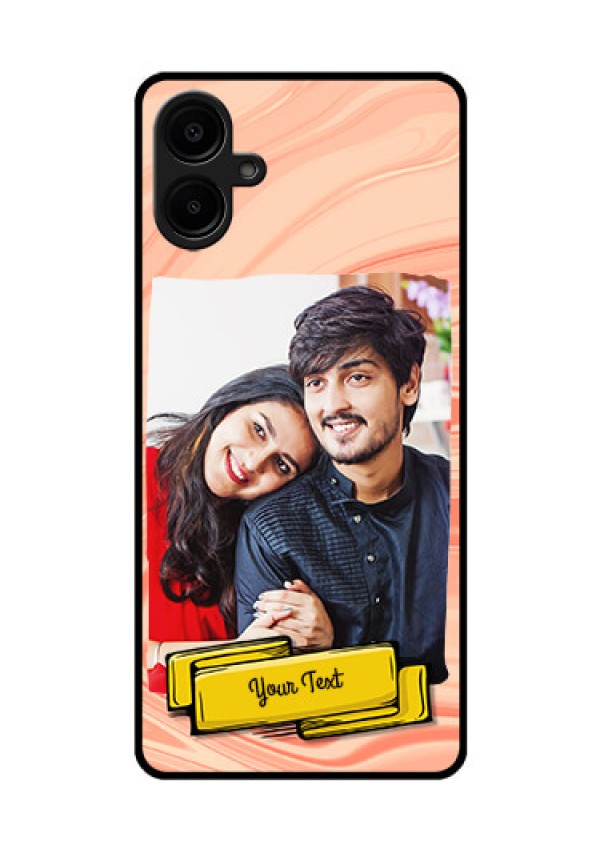 Samsung Galaxy A06 Custom Glass Phone CaseMarble Texture Design