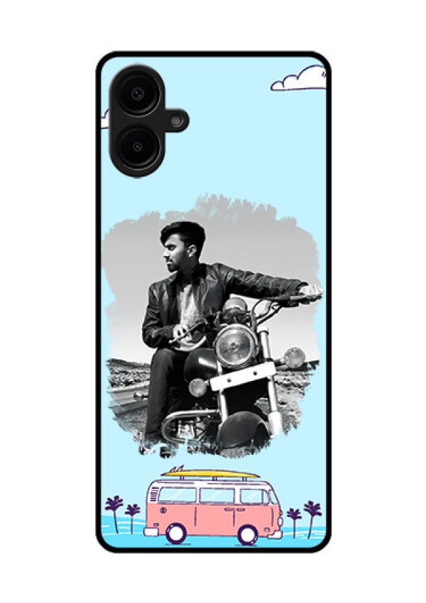 Samsung Galaxy A06 Custom Glass Phone CaseTravel and Adventure Design