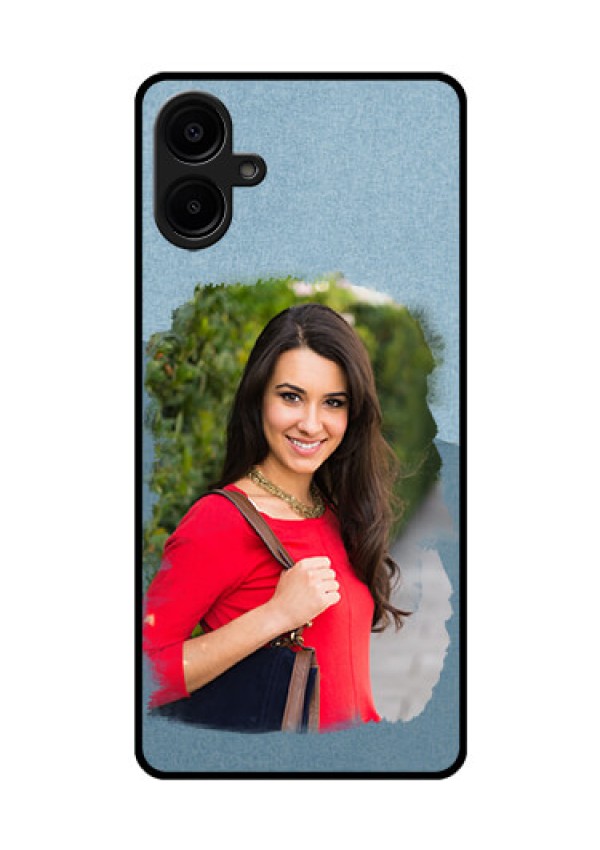 Samsung Galaxy A06 Custom Glass Phone CaseGrunge Line Art Design