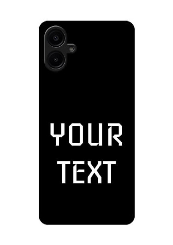 Samsung Galaxy A06 Custom Glass Phone CaseYour Name Design