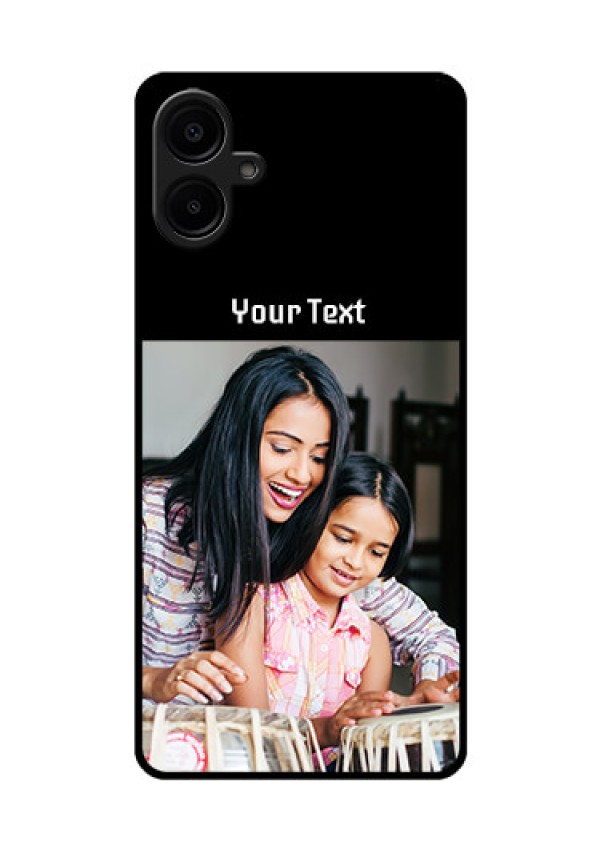 Samsung Galaxy A06 Custom Glass Phone CasePhoto With Name Design