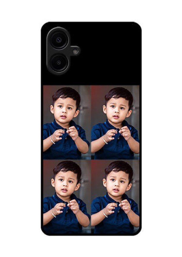 Samsung Galaxy A06 Custom Glass Phone Case4 Image Holder Design