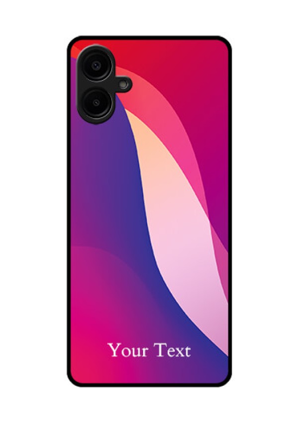 Samsung Galaxy A06 Custom Glass Phone CaseDigital Abstract Overlap Design