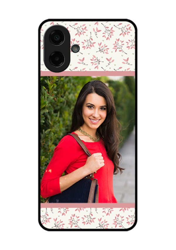 Samsung Galaxy A07 Custom Glass Phone Case - Stunning Floral Design