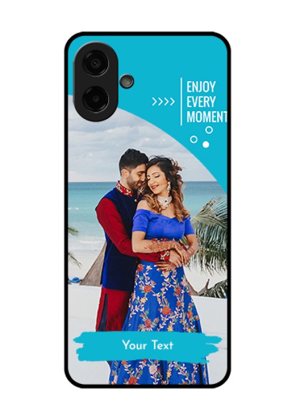 Samsung Galaxy A07 Custom Glass Phone Case - Happy Moment Design