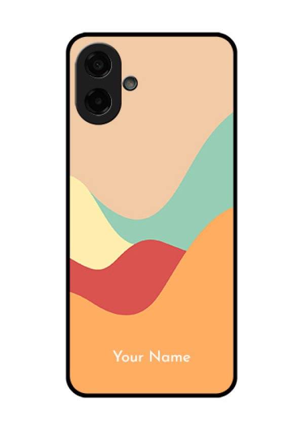 Samsung Galaxy A07 Custom Glass Phone Case - Ocean Waves Multi - Colour Design