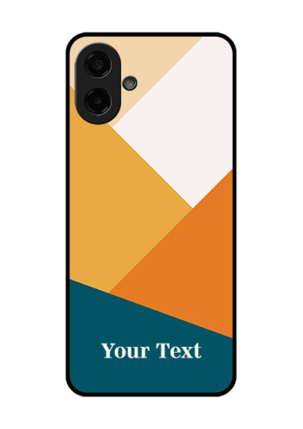 Samsung Galaxy A07 Custom Glass Phone Case - Stacked Multi - Colour Design