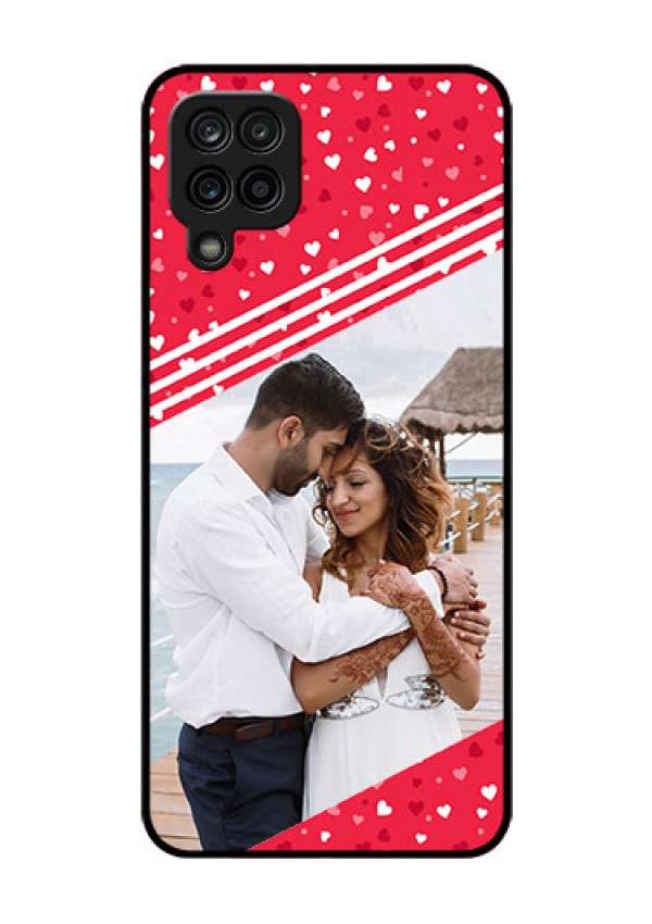 Galaxy A12 Custom Glass Mobile Case - Valentines Gift Design