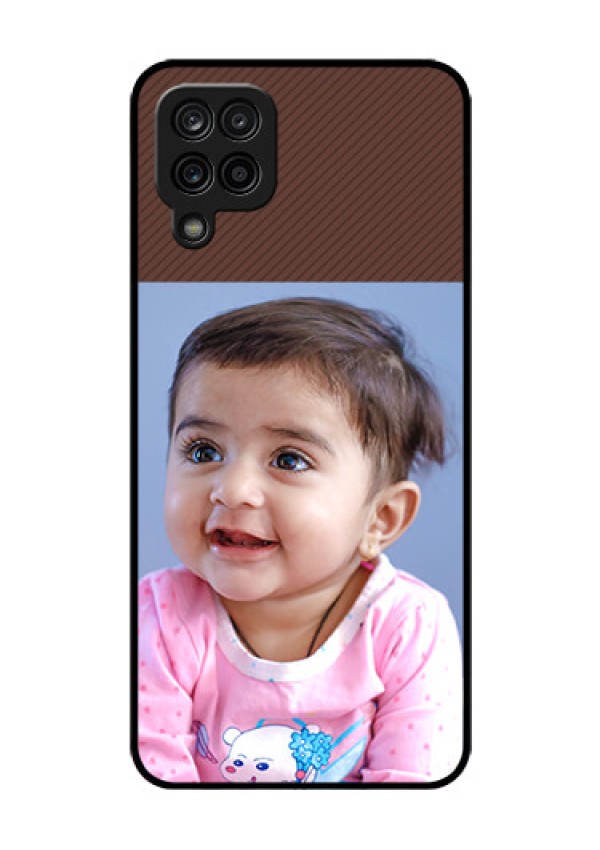 Galaxy A12 Custom Glass Mobile Case - Elegant Case Design