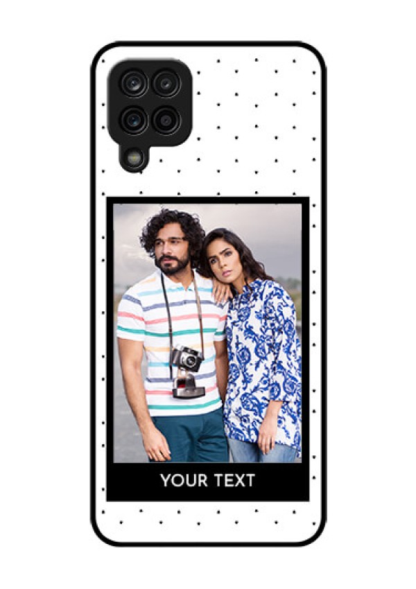 Galaxy A12 Photo Printing on Glass Case - Premium Design