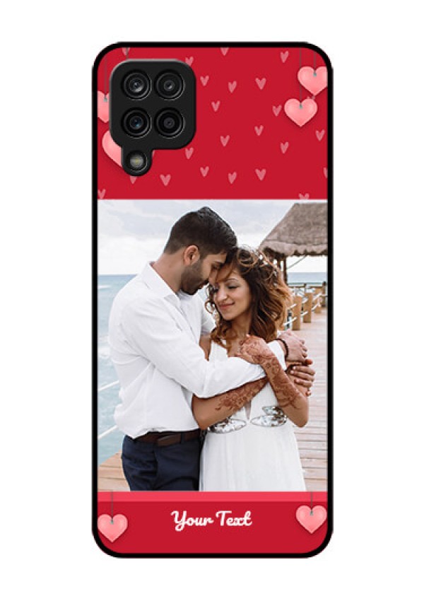 Galaxy A12 Custom Glass Phone Case - Valentines Day Design