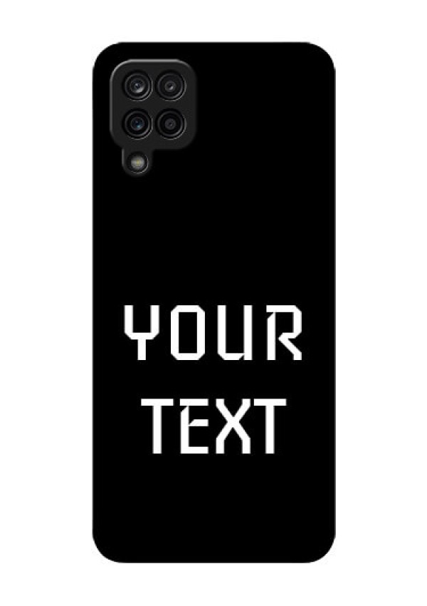 Galaxy A12 Your Name on Glass Phone Case