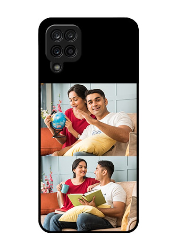 Galaxy A12 2 Images on Glass Phone Cover