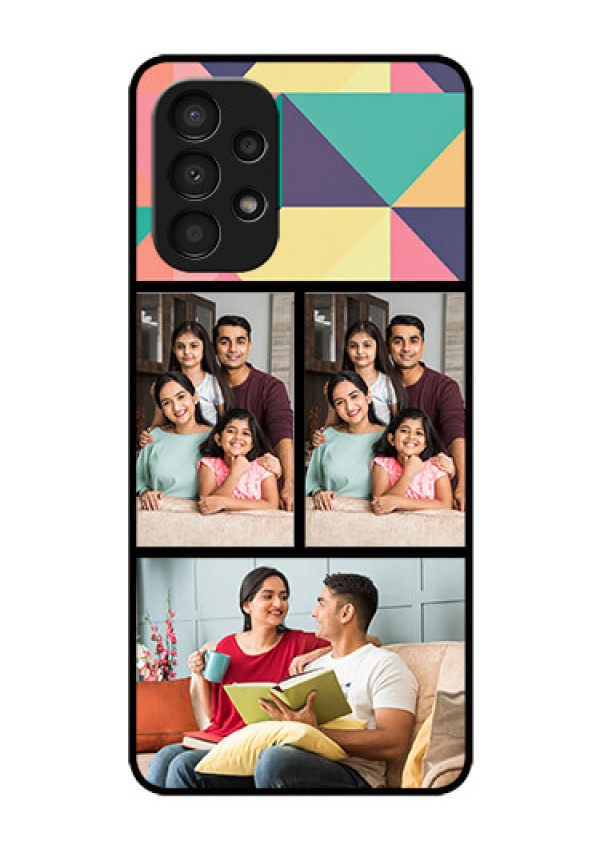 Galaxy A13 Custom Glass Phone Case - Bulk Pic Upload Design