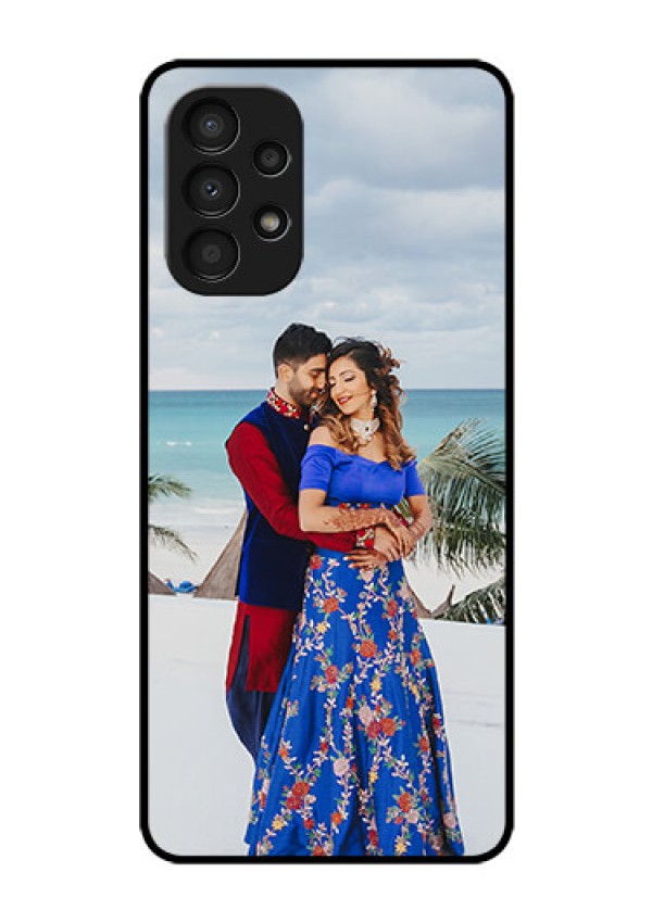Galaxy A13 Photo Printing on Glass Case - Upload Full Picture Design