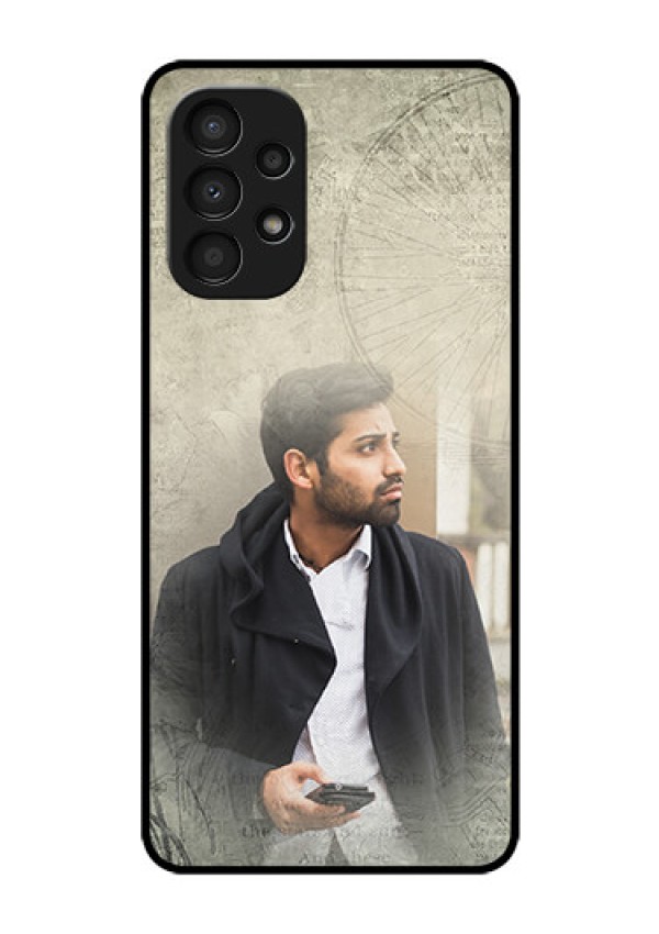 Galaxy A13 Custom Glass Phone Case - with vintage design