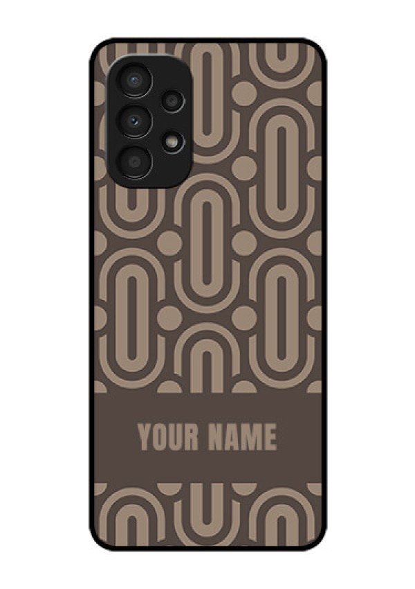 Galaxy A13 Custom Glass Phone Case - Captivating Zero Pattern Design
