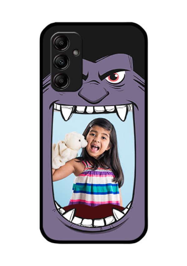 Galaxy A14 4G Custom Glass Phone Case - Angry Monster Design