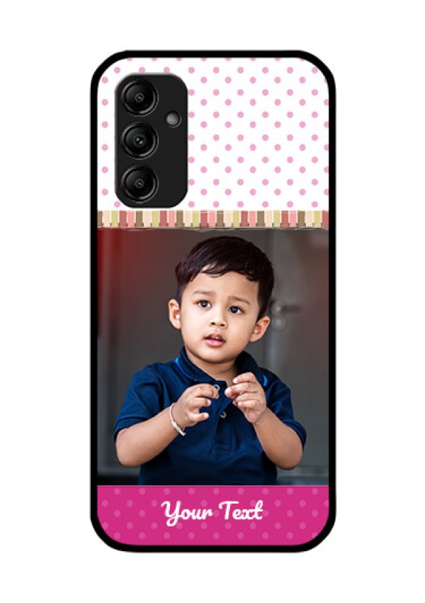 Galaxy A14 5G Photo Printing on Glass Case - Cute Girls Cover Design