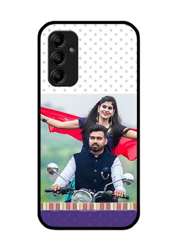Galaxy A14 5G Photo Printing on Glass Case - Cute Family Design