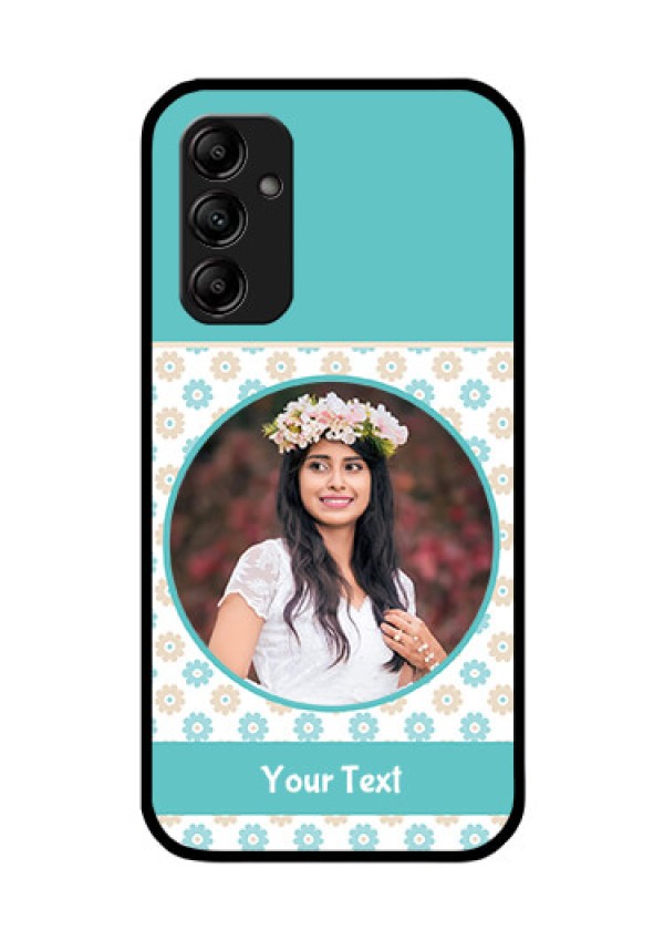 Galaxy A14 5G Custom Glass Mobile Case - Beautiful Flowers Design