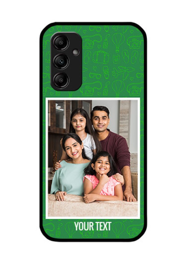 Galaxy A14 5G Personalized Glass Phone Case - Picture Upload Design