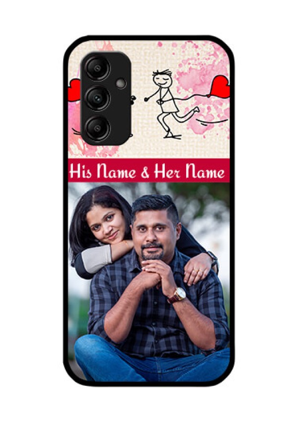 Galaxy A14 5G Photo Printing on Glass Case - You and Me Case Design