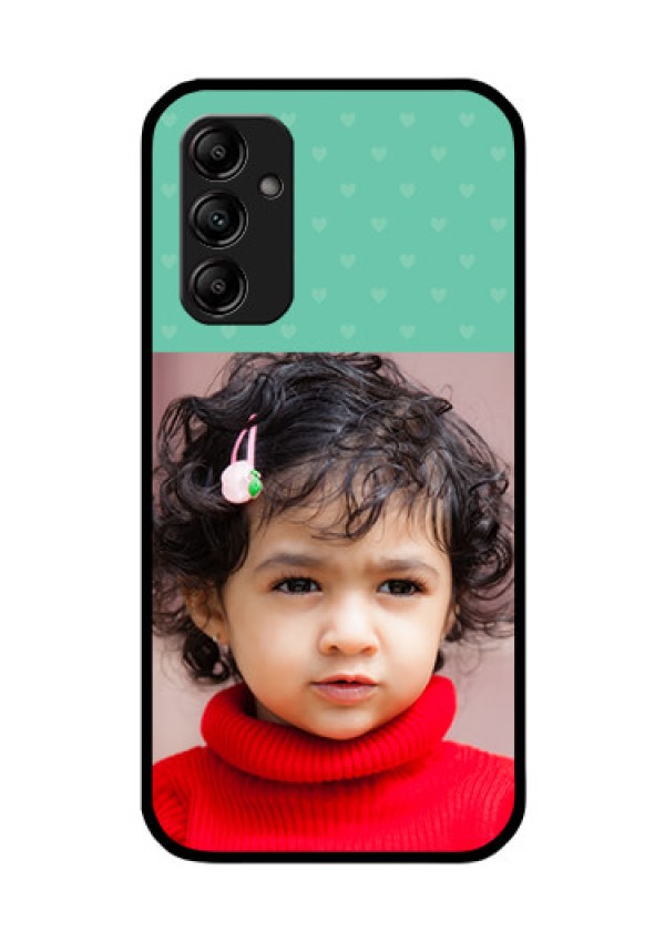 Galaxy A14 5G Custom Glass Phone Case - Lovers Picture Design