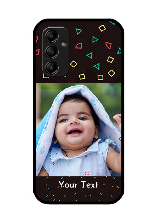 Galaxy A14 5G Custom Glass Phone Case - with confetti birthday design