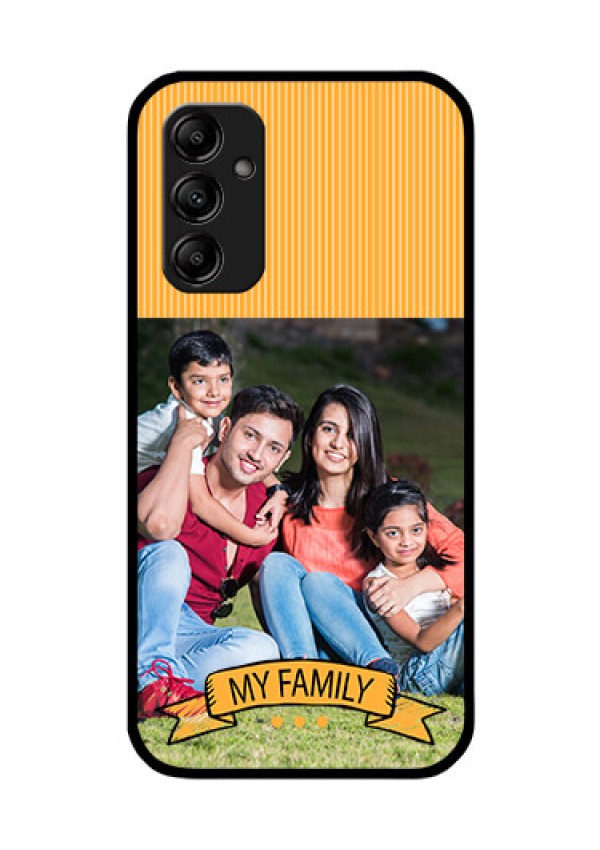 Galaxy A14 5G Custom Glass Phone Case - My Family Design