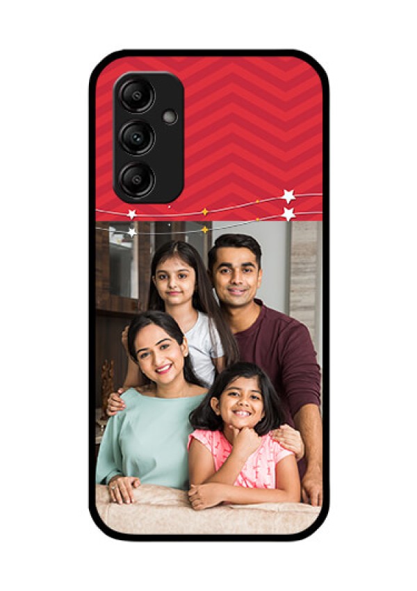 Galaxy A14 5G Personalized Glass Phone Case - Happy Family Design